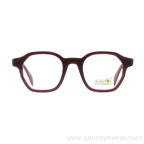 Custom Logo Classic Biodegradable Acetate Optical Frame